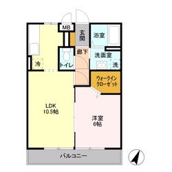 スカイシティ・ベルテの物件間取画像